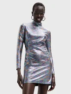 Sukienki - Desigual Sukienka koktajlowa Luna 22WWVK62 Kolorowy Slim Fit - miniaturka - grafika 1