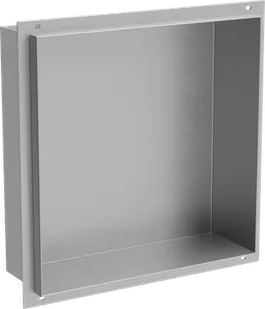 Mexen X-Wall-NR półka wnękowa bez kołnierza 30 x 30 cm, inox - 1911303010 - Półki łazienkowe Mexen X-Wall-NR półka wnękowa bez kołnierza 30 x 30 cm, inox - 1911303010 - Półki łazienkowe - miniaturka - grafika 1