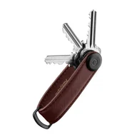 Etui na klucze - Skórzane etui na klucze Orbitkey Saffiano - dark cherry - miniaturka - grafika 1