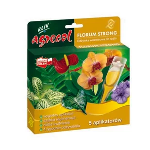 Odżywka witaminowa FLORUM Strong 5 x 30 ml Agrecol - Nawozy ogrodnicze - miniaturka - grafika 1