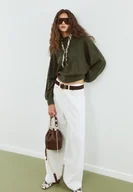 Swetry damskie - Stradivarius Sweter z dzianiny z golfem S - miniaturka - grafika 1