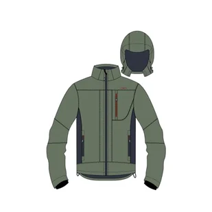 CMP - Męska kurtka softshell z odpinanym kapturem, Salvia 46 - Kurtki męskie - miniaturka - grafika 1
