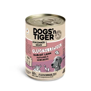 Dogs'n Tiger smakowite menu, 6 x 400 g - Wołowina z jagnięciną, pasternakiem i jagodami - Mokra karma dla psów - miniaturka - grafika 1