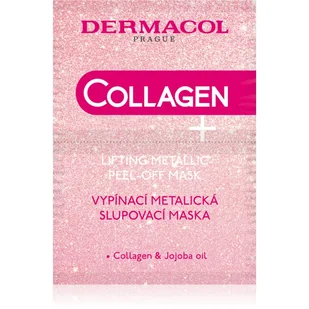 Dermacol Collagen+ Lifting Metallic Peel-Off maseczka do twarzy 15 ml - Maseczki do twarzy - miniaturka - grafika 1