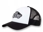 Czapki i chusty sportowe męskie - Czapka z daszkiem czarna z aplikacjami VANS VN00066XY281 - miniaturka - grafika 1