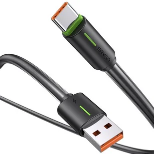 Kabel USB - USB-C USAMS SJ732 1 m Czarny - Kable USB - miniaturka - grafika 1