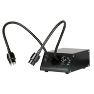 Mikroskopy i lupy - Delta Optical Oświetlacz LED dwuramienny do mikroskopów 3W gęsia szyja - miniaturka - grafika 1