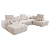 Narożniki - Narożnik REVELLO VI Funkcja spania, pojemnik, regulowane zagłówki i oparcia Kolor do wyboru - miniaturka - grafika 1