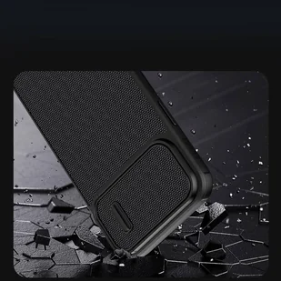 Nillkin Textured S Magnetic Case etui iPhone 14 Pro pokrowiec MagSafe z osłoną na aparat niebieski - Etui i futerały do telefonów - miniaturka - grafika 8