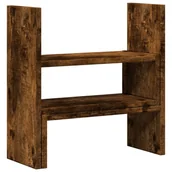 Akcesoria na biurko - vidaXL Organizer na biurko, regulowany, przydymiony dąb, 40x17x41 cm - miniaturka - grafika 1