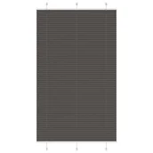 Rolety - Roleta plisowana czarna 120x200 cm Szerokość tkaniny 119,4 cm vidaXL - miniaturka - grafika 1