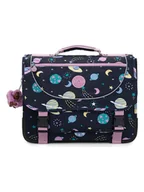 Plecaki - Kipling Plecak "Preppy" w kolorze granatowym ze wzorem - 41 x 33 x 17,5 cm - miniaturka - grafika 1