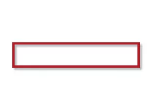 Magnetoplan Koszulka magnetyczna 232x52mm ramka czerwona 5szt 1131706 - Systemy ekspozycyjne i znaki informacyjne - miniaturka - grafika 1