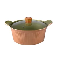 Garnki - Garnek aluminiowy Florina Forest z pokrywką 28 cm 6 l - miniaturka - grafika 1