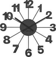 Zegary - Lavvu Zegar ścienny Lavvu LCT5001 czarny mat, średnica 42 cm . - miniaturka - grafika 1