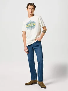 Wrangler Koszulka w kolorze białym - Koszulki męskie - miniaturka - grafika 1