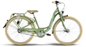 Rowery - Rower dziecięcy Puky Skyride 24-3 Classic Retro Green - miniaturka - grafika 1