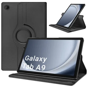 Etui Obrotowe 360 do Samsung Galaxy Tab A9 8.7 X110/X115 (Czarne) - Etui do tabletów - miniaturka - grafika 1