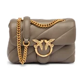 Torebki damskie - Pinko Skórzana torebka na ramię LOVE PUFF MINI - miniaturka - grafika 1