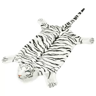 Vida Pluszowy dywanik tygrys 144 cm biały V-80169 - Dywany - miniaturka - grafika 1