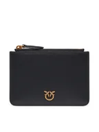 Portfele - Pinko Bilonówka Flat Mini AI 24-25 PCPL 102857 A0F1 Czarny - miniaturka - grafika 1