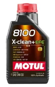 Oleje silnikowe - Motul 8100 X-Clean+ Efe 0W30 1L - miniaturka - grafika 1