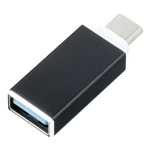Adapter Otg Usb A Do Usb-C 3.0 Czarna - Adaptery i przejściówki - miniaturka - grafika 1