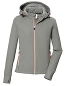 Kurtki damskie - killtec Damska kurtka hybrydowa z kapturem KOS 374 WMN JCKT, blada oliwka, 38, 41673-000 - miniaturka - grafika 1