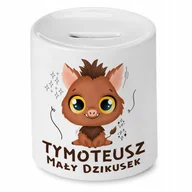 Skarbonki - Skarbonka 330 ml Dla Tymoteusza Syna Dziecka z Nadrukiem ze Zdjęciem + Opakowanie na prezent (wzór 03) - miniaturka - grafika 1