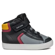 Buty dla chłopców - Sneakersy Geox B Gisli Boy B461NA 054FU C0241 M Czarny - miniaturka - grafika 1