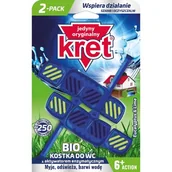 Środki do WC - Kostka do WC KRET Eucalyptus&Lime 2x40g - miniaturka - grafika 1