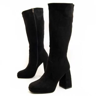 Buty na obcasie Montevita Bottavita32 w kolorze czarnym - Botki damskie - miniaturka - grafika 1