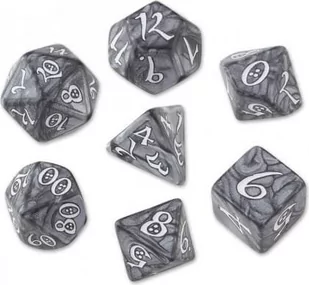 Kości Rpg Klasyczne Popielato-białe (7) - Akcesoria do gier planszowych - miniaturka - grafika 1