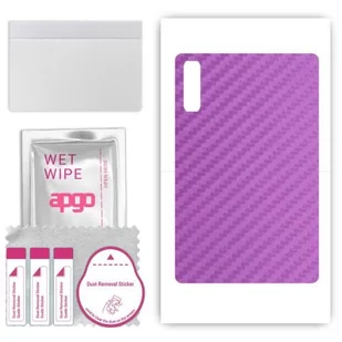 folia naklejka skórka strukturalna na TYŁ do Lenovo Tab M10 5G - Carbon Fioletowy - apgo SKINS - Akcesoria do tabletów i e-booków folia naklejka skórka strukturalna na TYŁ do Lenovo Tab M10 5G - Carbon Fioletowy - apgo SKINS - Akcesoria do tabletów i e-booków - miniaturka - grafika 1