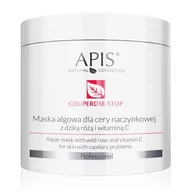 Maseczki do twarzy - Apis Couperose-Stop Algae Mask 200g maska algowa dla cery naczynkowej z dziką różą i witaminą C - miniaturka - grafika 1