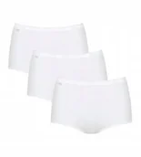 Majtki damskie - Majtki MAXI damskie Bawełniane SLOGGI Basic+ Maxi 3P 3 SZTUKI białe 44 - miniaturka - grafika 1