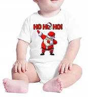 Body dla niemowląt - 3136 ŚMIESZNE BODY ŚWIĄTECZNE MIKOŁAJ ŚPIOSZKI 86 - miniaturka - grafika 1