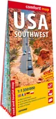 Mapy i plansze edukacyjne - USA południowo-zachodnie / USA Southwest. Mapa samochodowo-turystyczna 1:1 350 000 - miniaturka - grafika 1