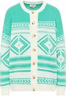 Swetry damskie - IZIA kardigan damski 19025429, jasnozielony, XL-XXL - miniaturka - grafika 1