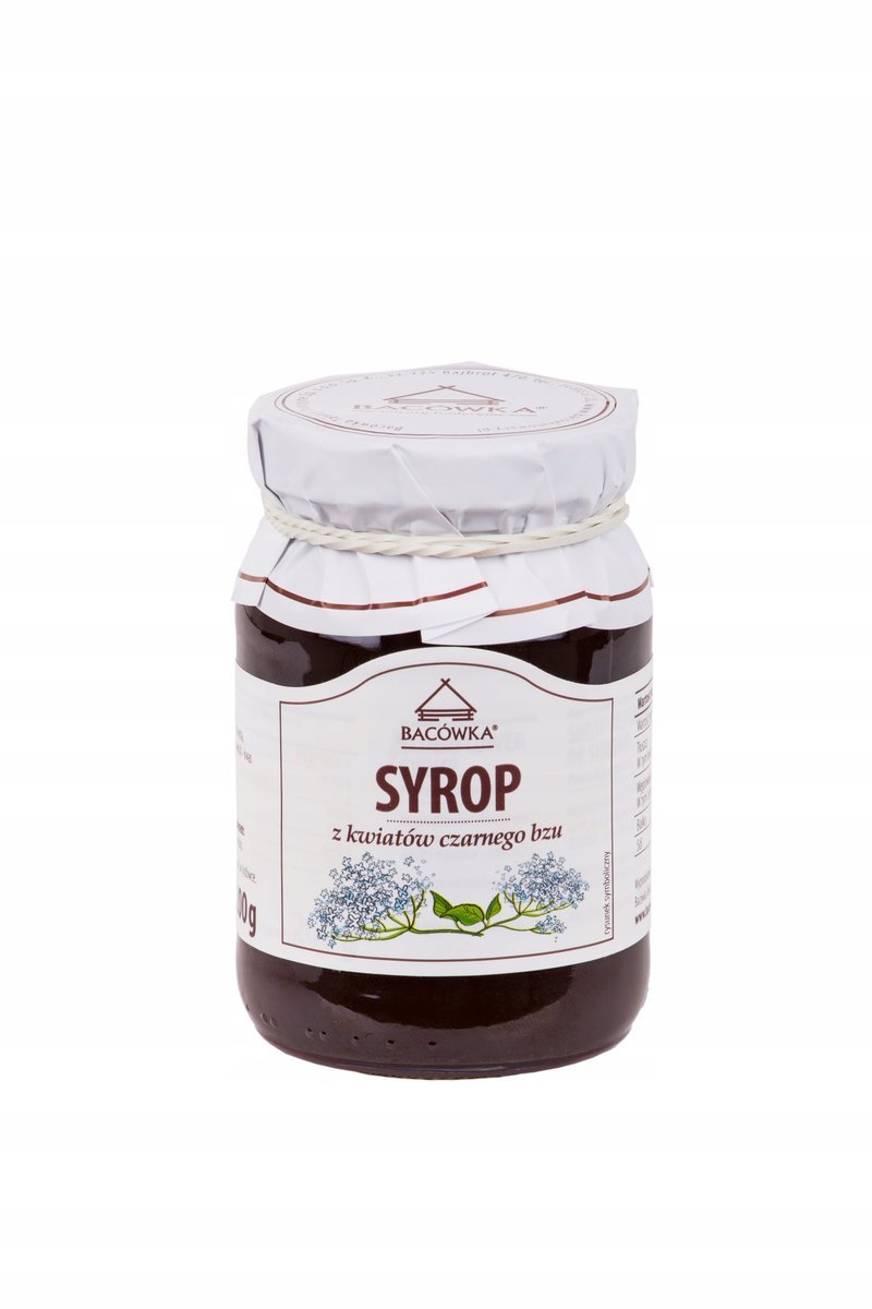 SYROP Z KWIATU BZU CZARNEGO BACÓWKA 200G