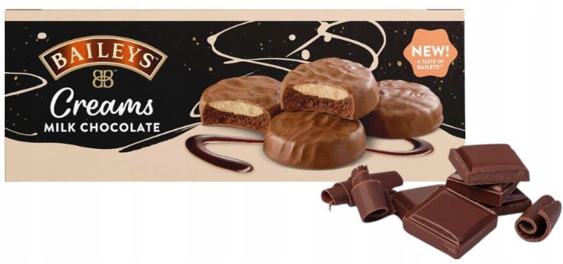 Baileys Creams Milk Chocolate Ciastka kakaowe z kremem 128g