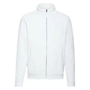 Bluza męska rozpinana Sweat Jacket Fruit of the Loom - Biały L - Bluzy męskie - miniaturka - grafika 1