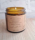 Świece - Świeca Sojowa Zapachowa Cukrowa Pianka Marshmallow 120ml 27h - miniaturka - grafika 1