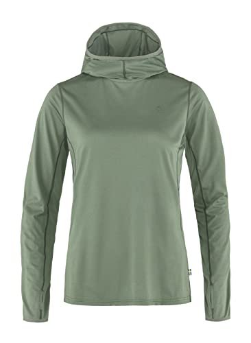 Fjällräven Damska bluza z kapturem Abisko w kolorze zielonym, rozmiar S
