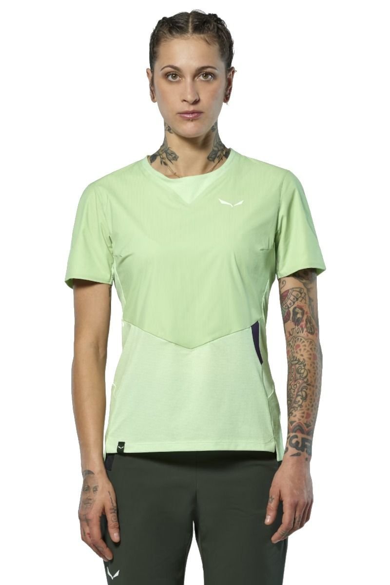 Salewa Koszulka trekkingowa damska Pedroc Dry Wind Women jasnozielona 38_M