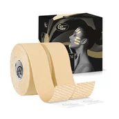 Akcesoria medyczne - CureTape BEAUTY - taśma tejp plaster do kinesiotapingu twarzy (2,5cm x 5m) - 2szt. - miniaturka - grafika 1