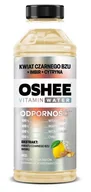 Napoje energetyczne i izotoniczne - Oshee Vitamin Water Napój niegazowany o smaku kwiatów czarnego bzu imbiru i cytryny 555 ml - miniaturka - grafika 1