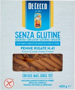 Penne Rigate De Decco makaron bezglutenowy bez glutenu pełne ziarno włoski - Makaron - miniaturka - grafika 1