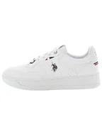 Trampki męskie - U.S. Polo Assn. Sneakersy w kolorze białym - miniaturka - grafika 1