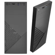 Akcesoria do komputerów stacjonarnych - Przedni panel do obudowy FORNAX 170 Gembird Front panel czarny - miniaturka - grafika 1